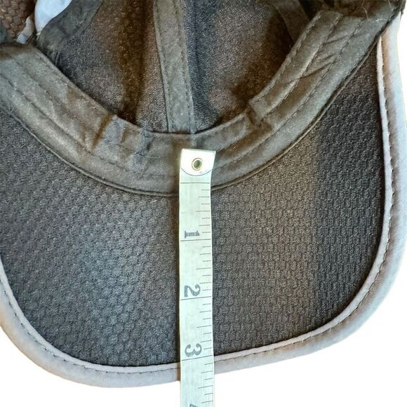 Ellewin Unisex Black & Grey Quick Dry Mesh  Cap Adjustable Breathable Hat - Picture 8 of 11